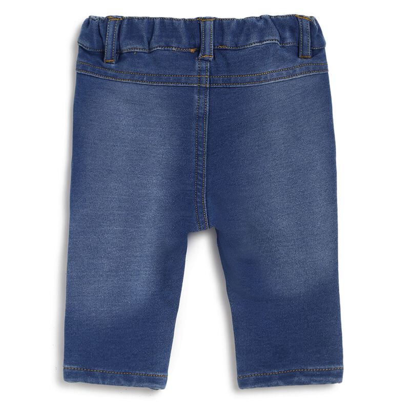 Boys Medium Blue Stretch Denim Long Trouser image number null